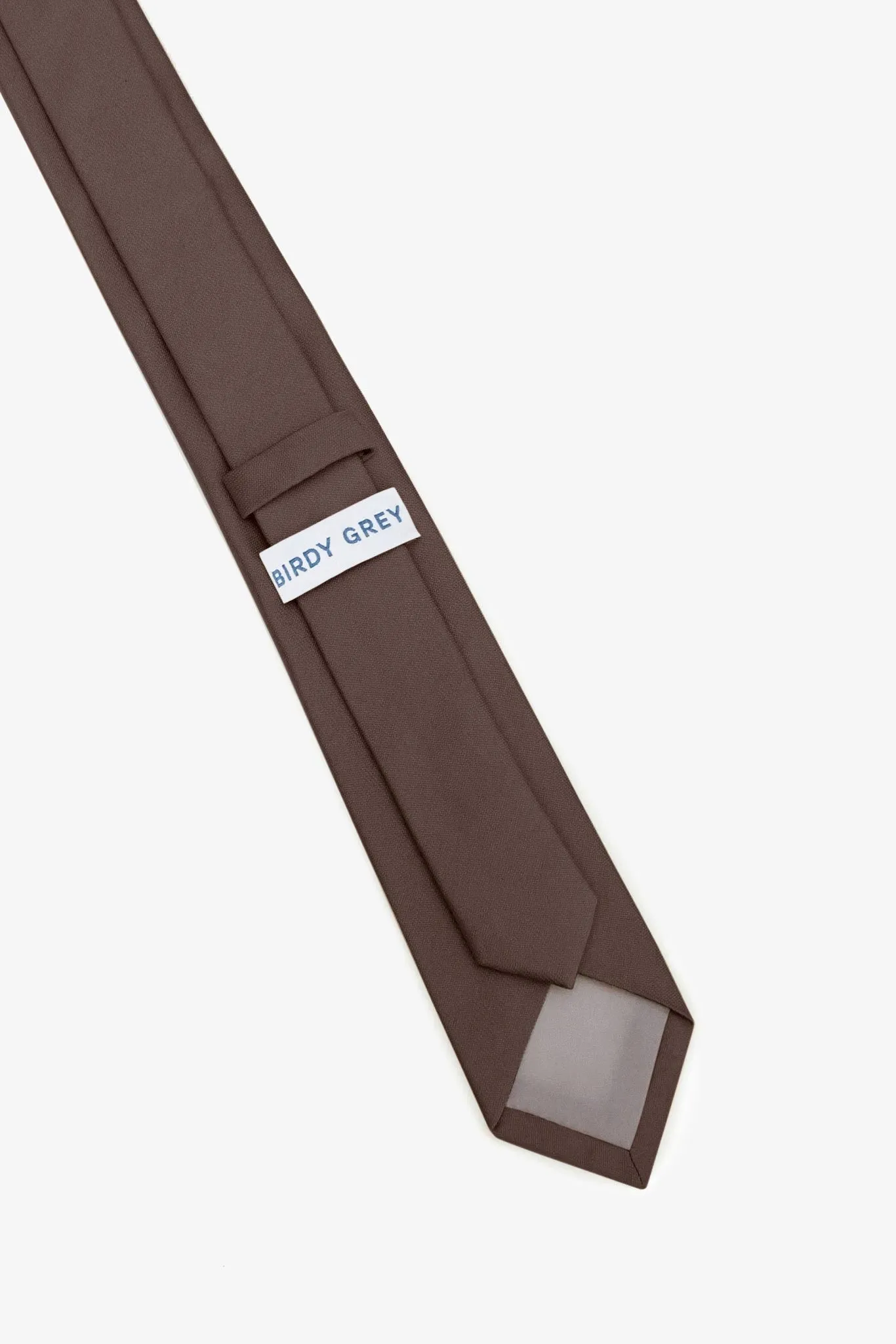 Simon Necktie - Espresso sold by Birdy Grey product image thumbnail 3