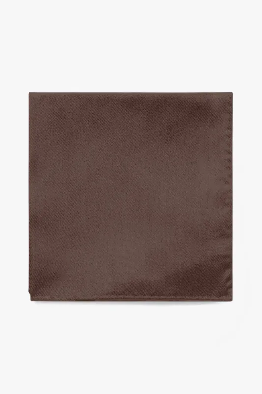 Didi Pocket Square - Espresso sold by Birdy Grey