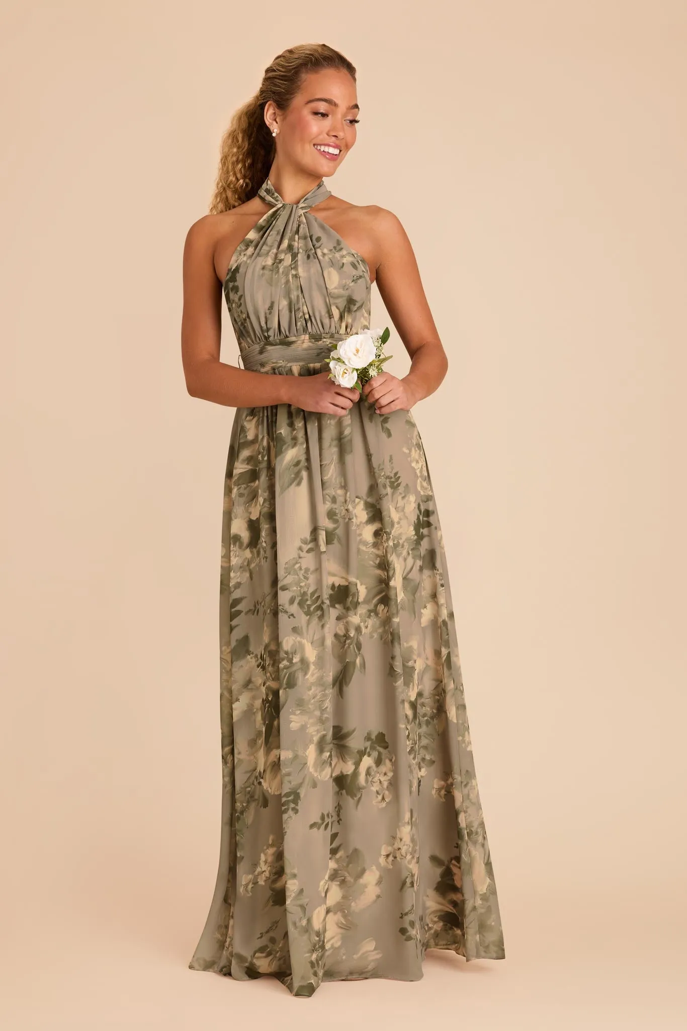 Grace Convertible Dress - Doe Painted Botanics sold by Birdy Grey product image thumbnail 4