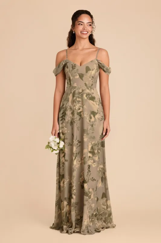 Devin Convertible Dress - Doe Painted Botanics sold by Birdy Grey