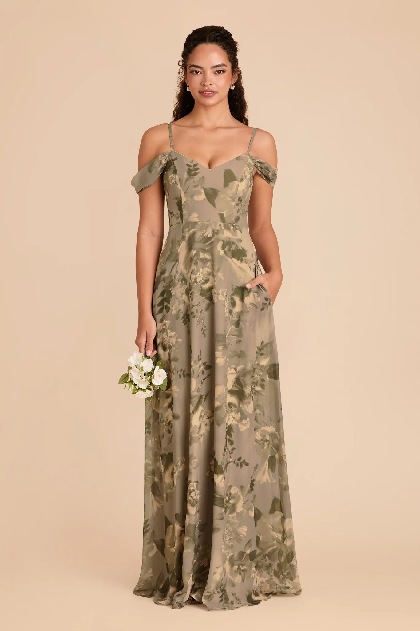 Devin Convertible Dress - Doe Painted Botanics sold by Birdy Grey product image thumbnail 4