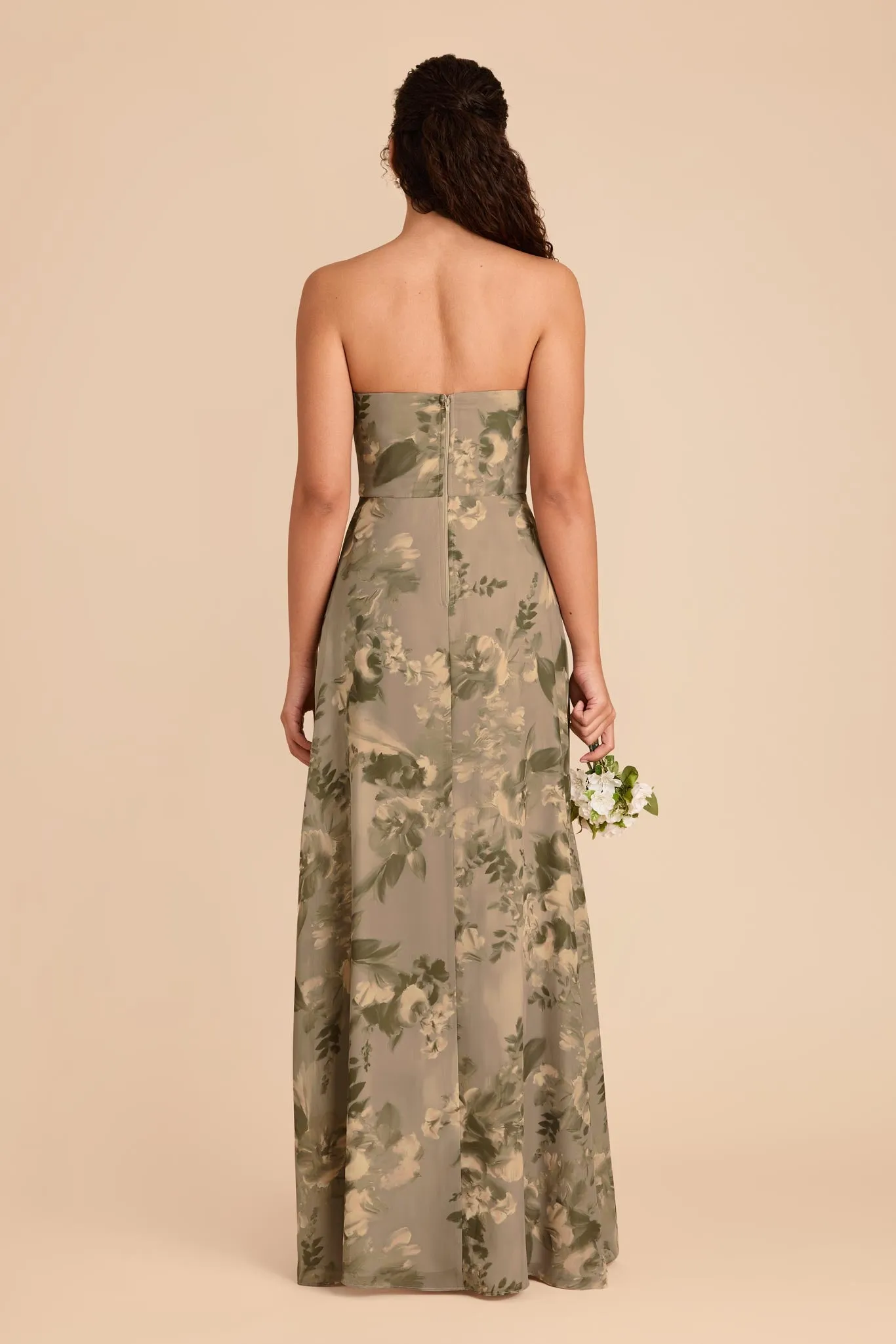 Chris Convertible Chiffon Dress - Doe Painted Botanics sold by Birdy Grey product image thumbnail 5