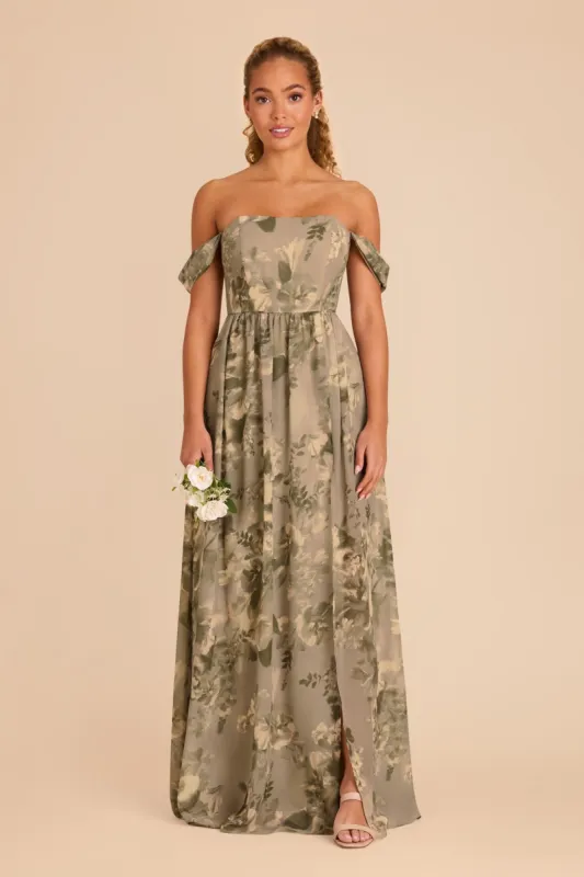 August Convertible Dress - Doe Painted Botanics sold by Birdy Grey