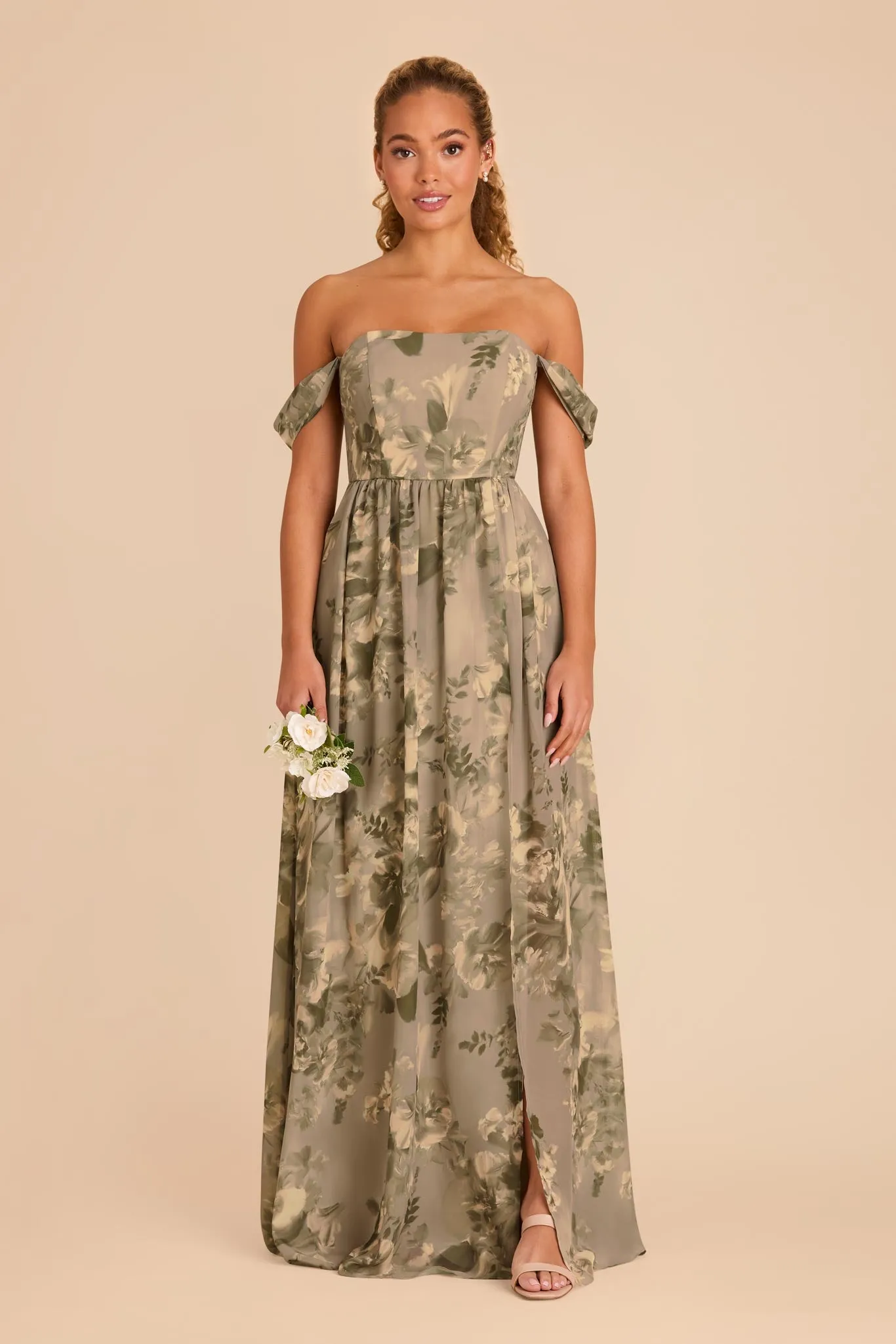 August Convertible Dress - Doe Painted Botanics sold by Birdy Grey