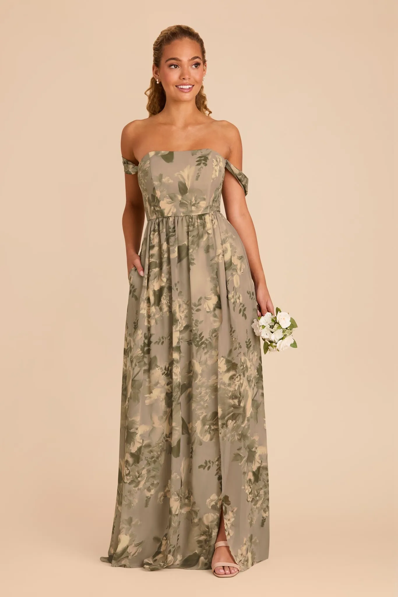 August Convertible Dress - Doe Painted Botanics sold by Birdy Grey product image thumbnail 5