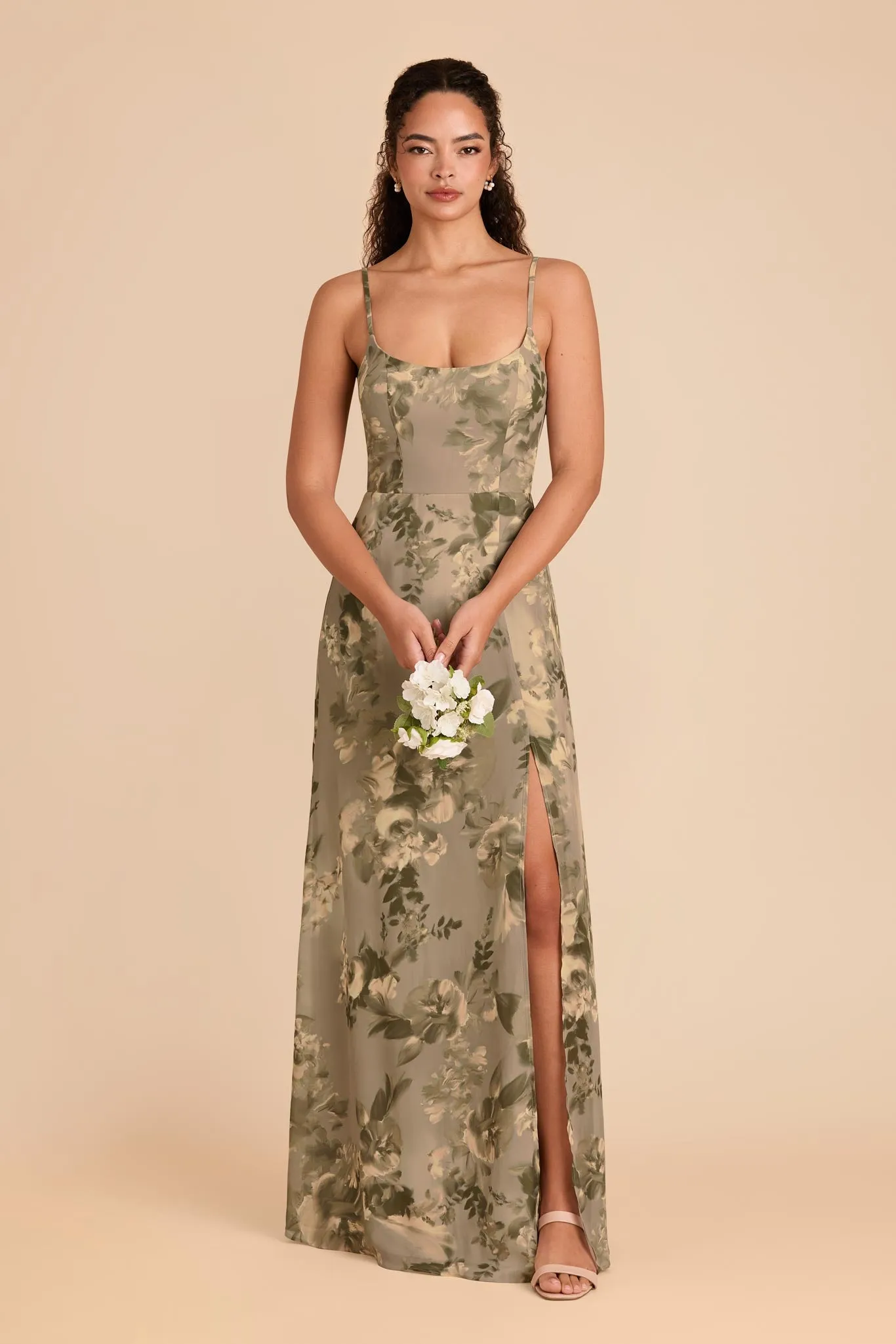 Amy Chiffon Dress - Doe Painted Botanics sold by Birdy Grey product image thumbnail 2