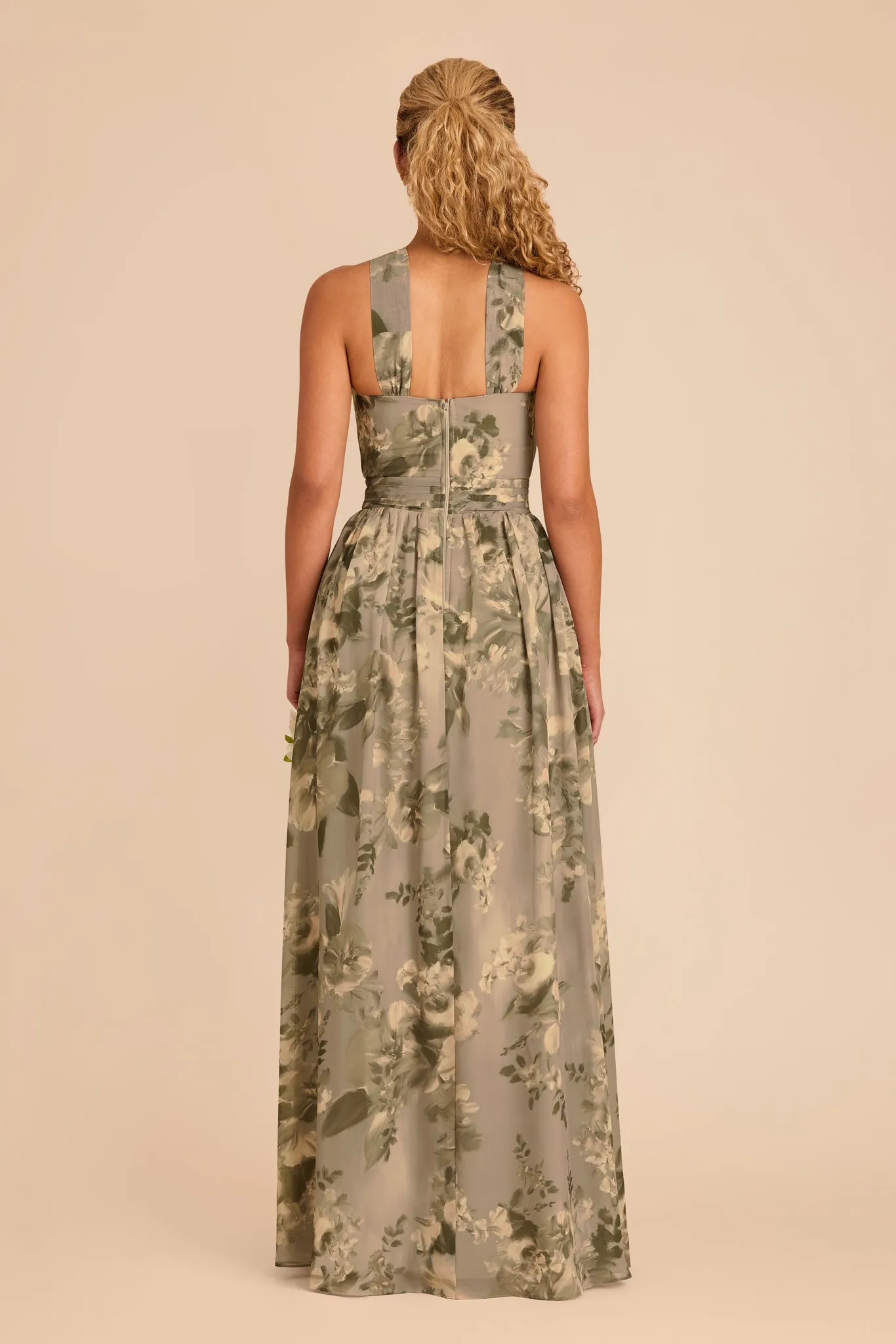Kiko Chiffon Dress - Doe Painted Botanics sold by Birdy Grey product image thumbnail 5