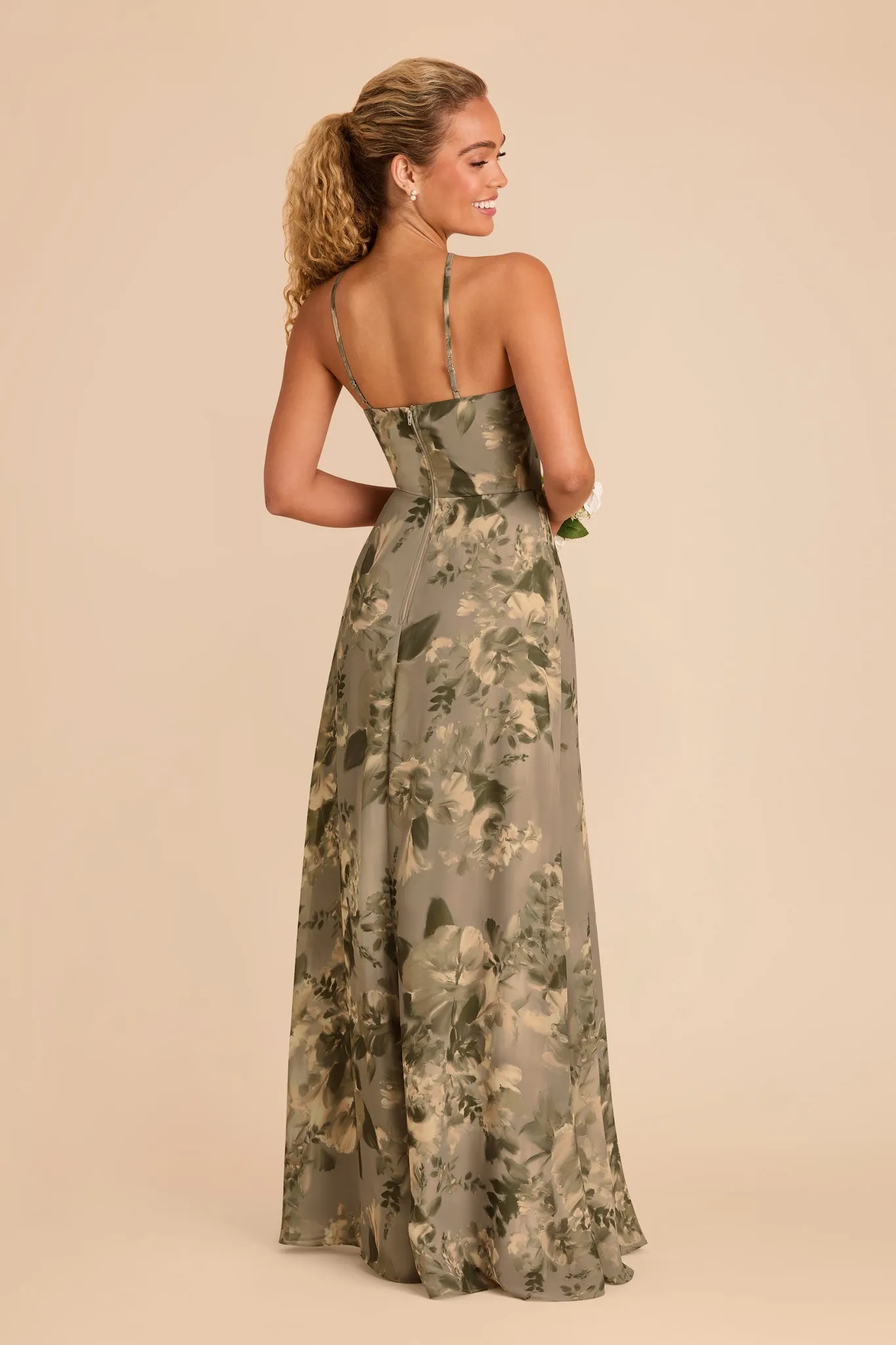 Juliet Chiffon Dress - Doe Painted Botanics sold by Birdy Grey product image thumbnail 4