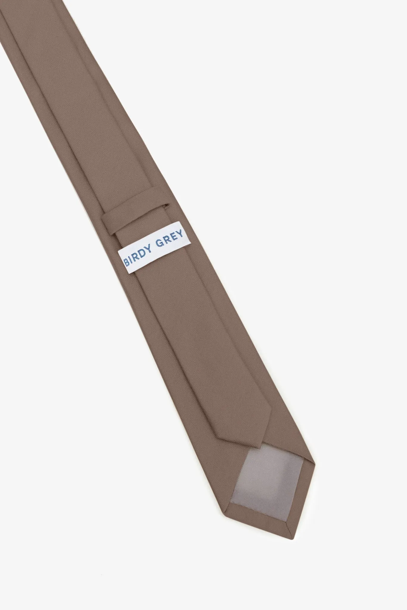 Simon Necktie - Mocha sold by Birdy Grey product image thumbnail 3