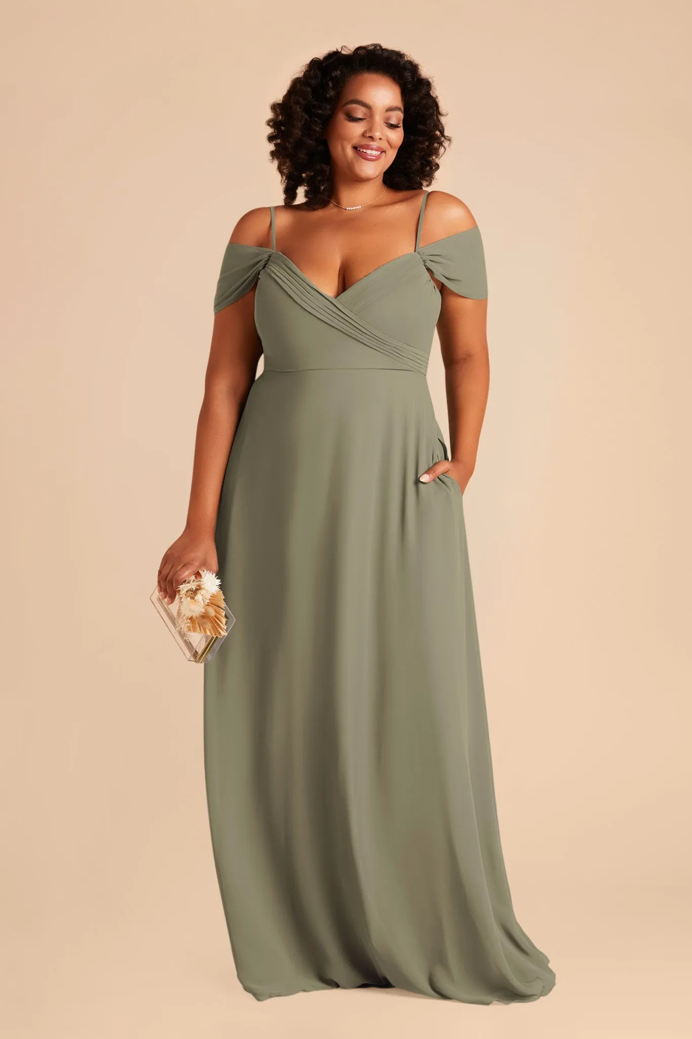 Spence Convertible Dress - Thyme sold by Birdy Grey product image thumbnail 2