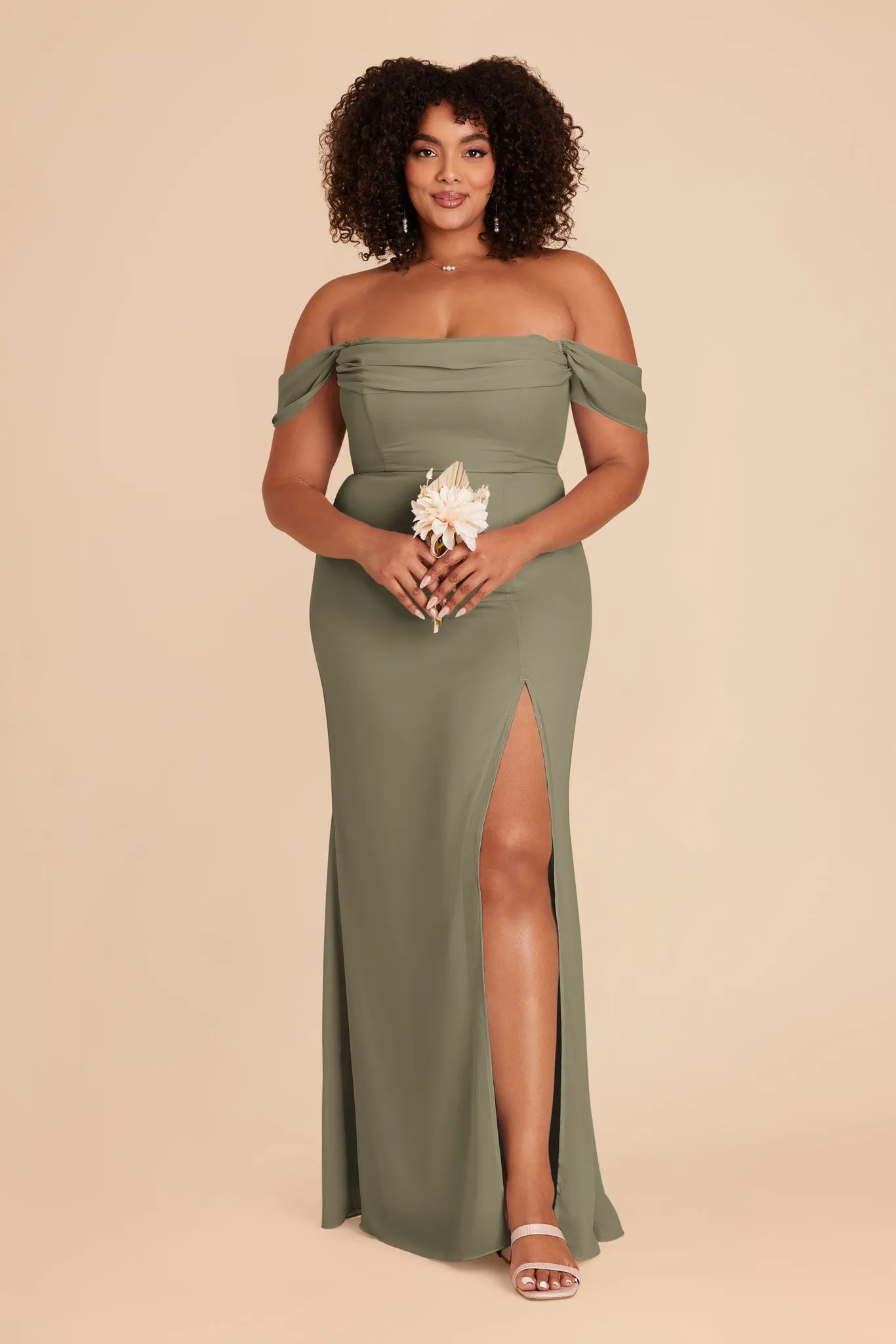 Mira Convertible Dress - Thyme sold by Birdy Grey product image thumbnail 2