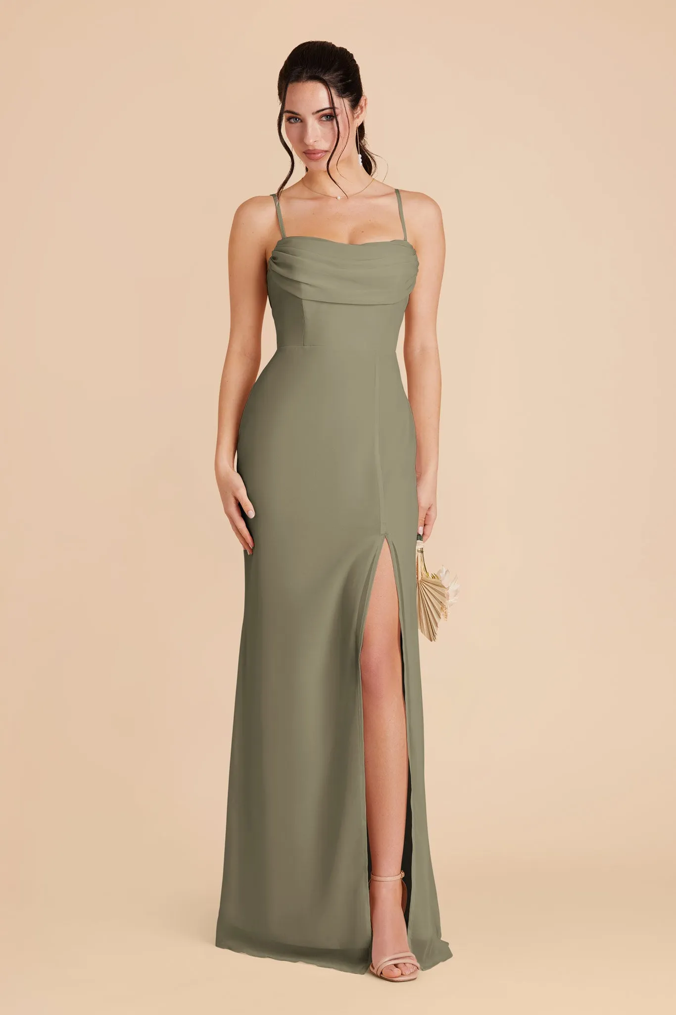 Mira Convertible Dress - Thyme sold by Birdy Grey product image thumbnail 3