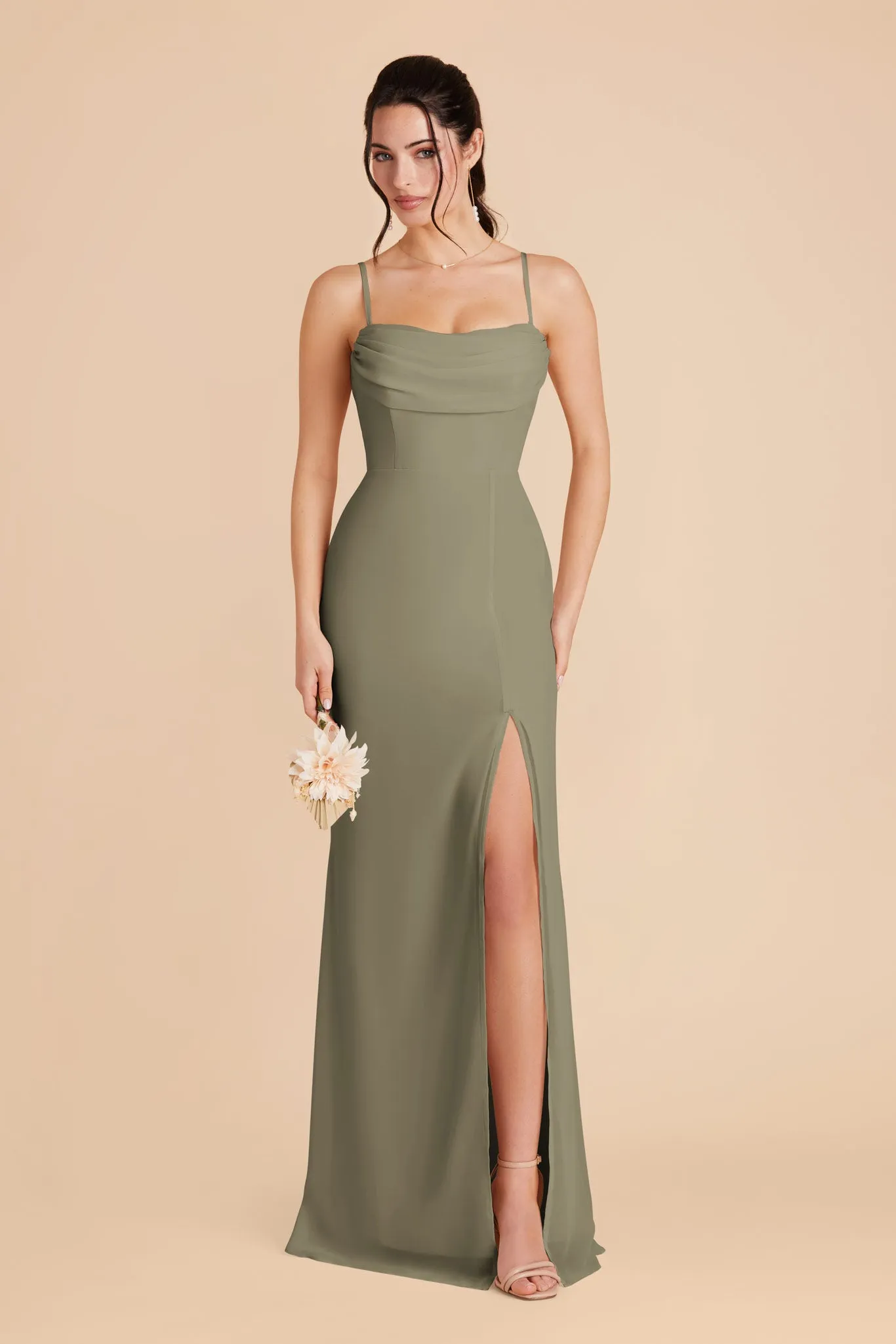 Mira Convertible Dress - Thyme sold by Birdy Grey product image thumbnail 4