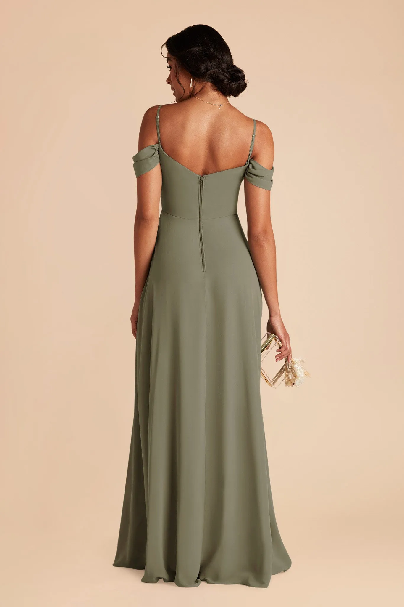 Devin Convertible Dress - Thyme sold by Birdy Grey product image thumbnail 4