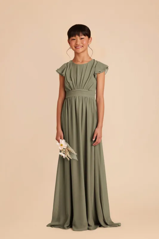Celine Junior Dress - Thyme sold by Birdy Grey