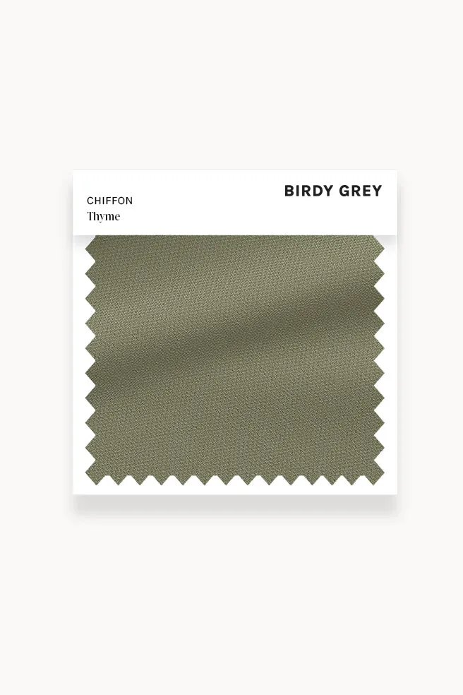Swatch - Chiffon in Thyme sold by Birdy Grey