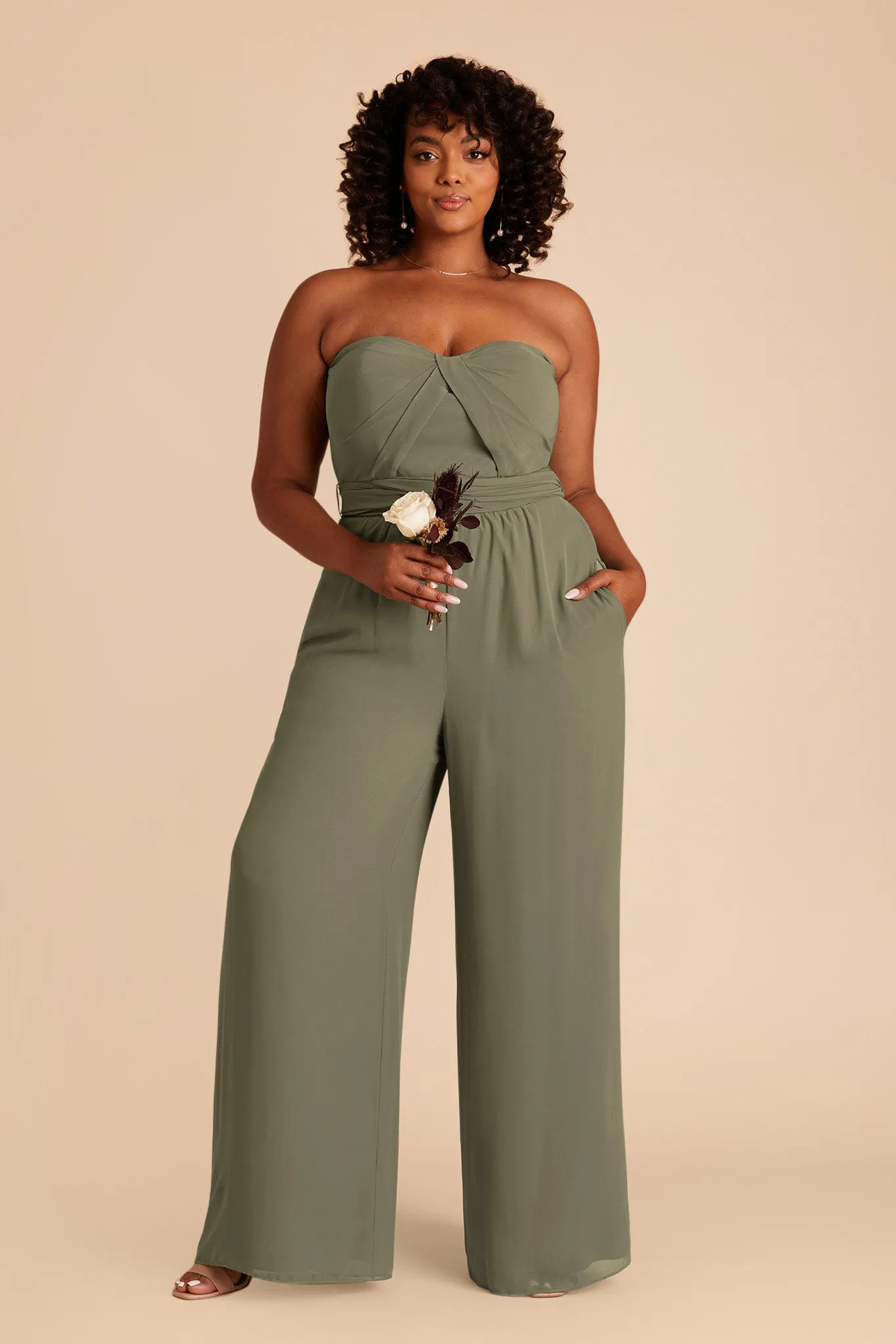 Swatch - Chiffon in Thyme sold by Birdy Grey product image thumbnail 4