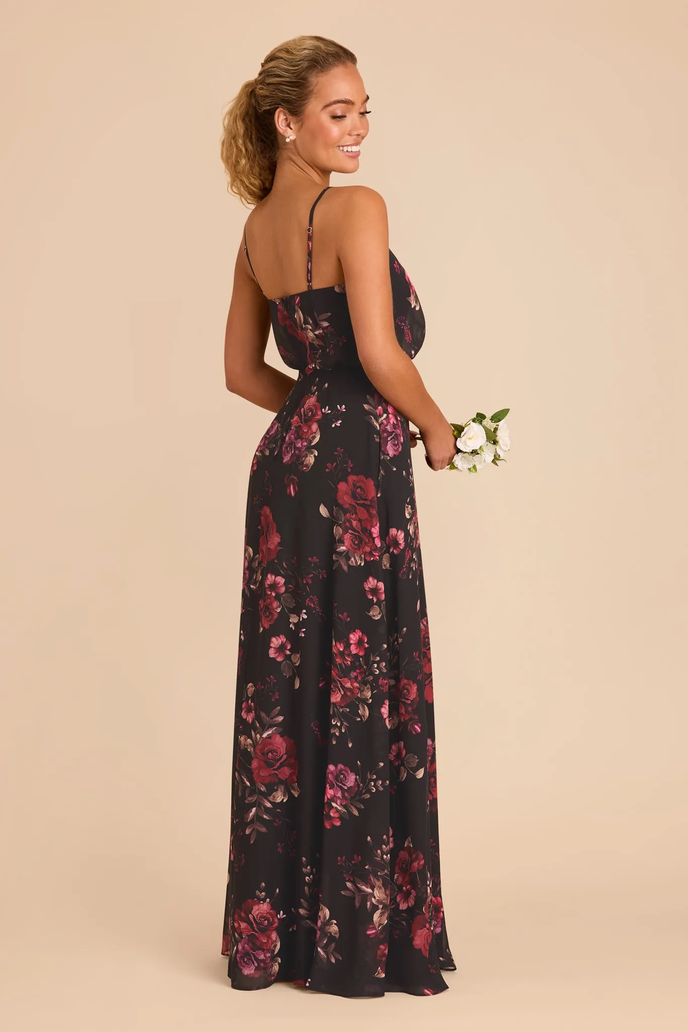 Gwennie Dress - Black Fleurs D'Amour sold by Birdy Grey product image thumbnail 4