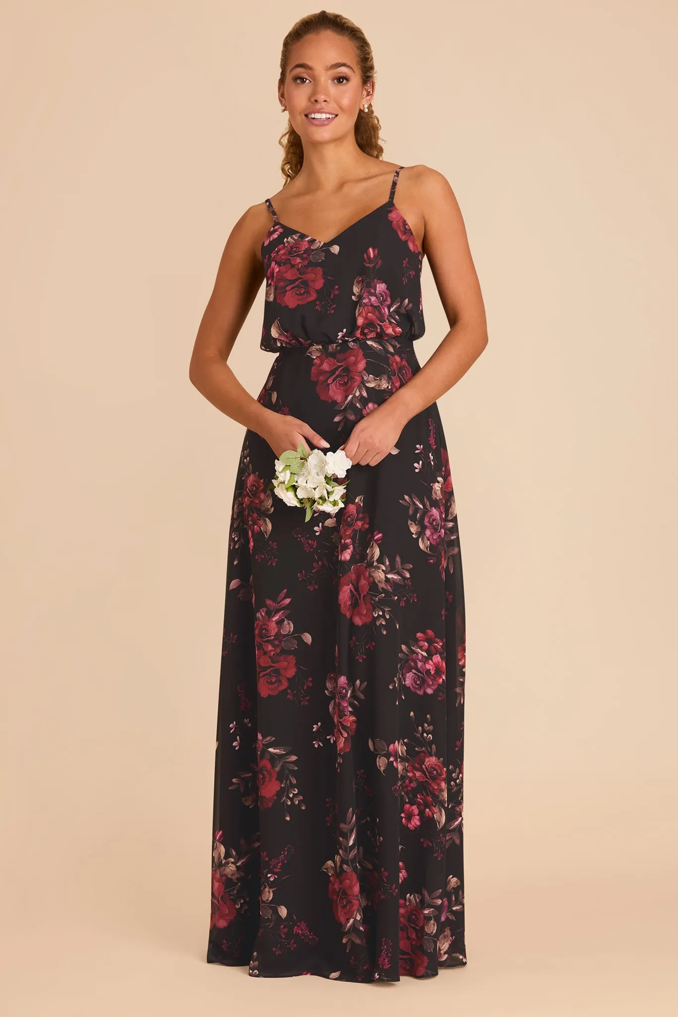 Gwennie Dress - Black Fleurs D'Amour sold by Birdy Grey product image thumbnail 3