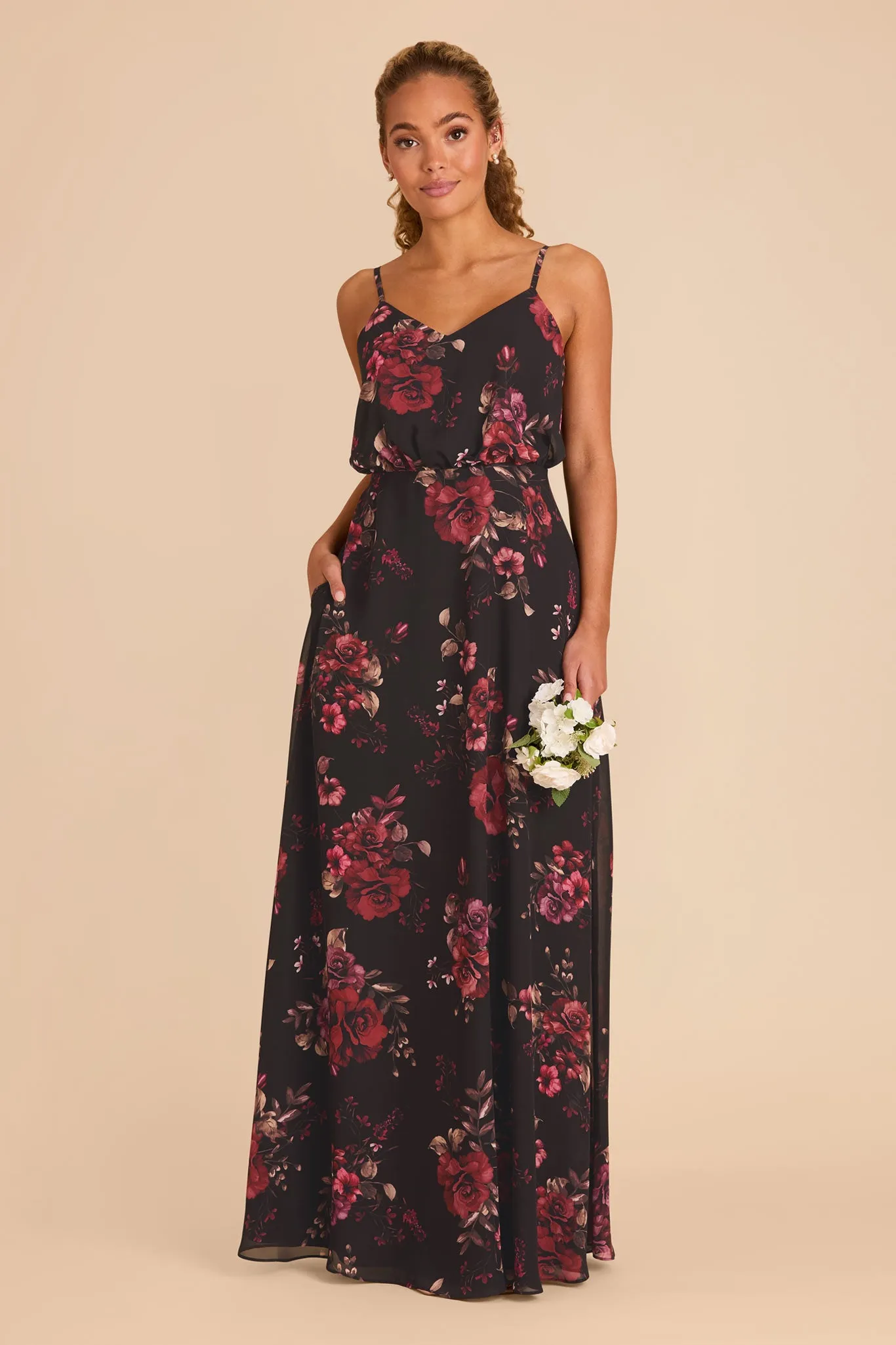 Gwennie Dress - Black Fleurs D'Amour sold by Birdy Grey product image thumbnail 2