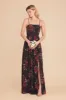 August Convertible Dress - Black Fleurs D'Amour sold by Birdy Grey