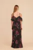 Janie Convertible Junior Dress - Black Fleurs D'Amour sold by Birdy Grey
