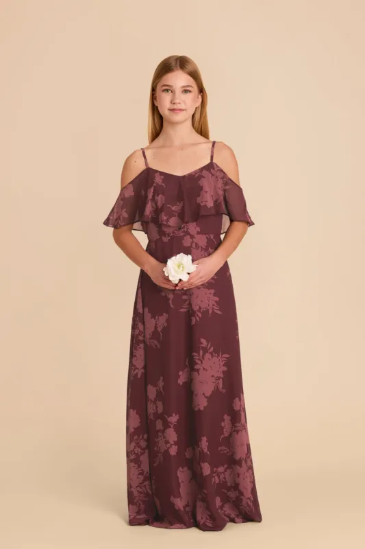 Janie Convertible Junior Dress - Sangria Whimsical Blooms sold by Birdy Grey
