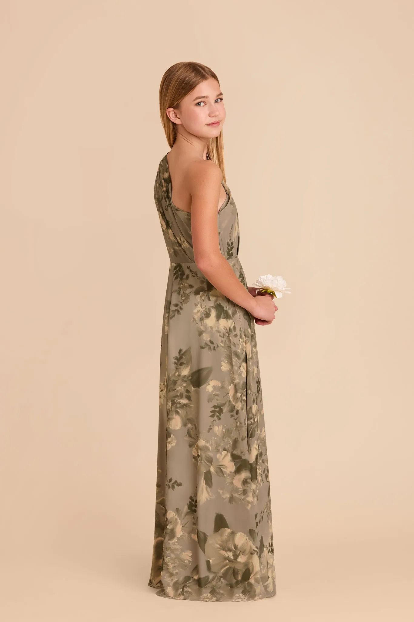 Kiara Junior Chiffon Dress - Doe Painted Botanics sold by Birdy Grey product image thumbnail 3