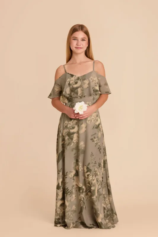 Janie Convertible Junior Dress - Doe Painted Botanics sold by Birdy Grey