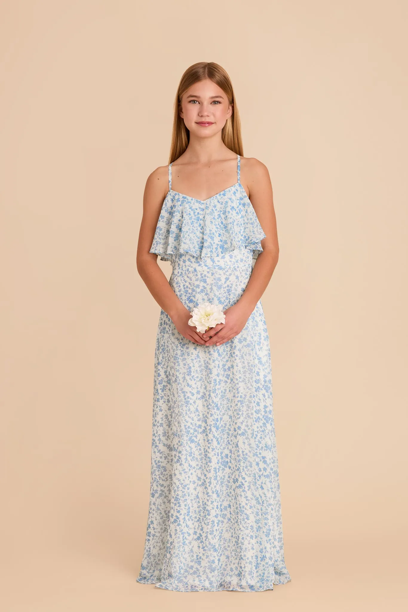 Janie Convertible Junior Dress - Blue Dreamy Ditsy sold by Birdy Grey product image thumbnail 2