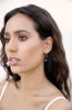 Barcelona Delicate Crystal Charm Hoop Earrings by Ettika - Clear Crystal sold by Birdy Grey