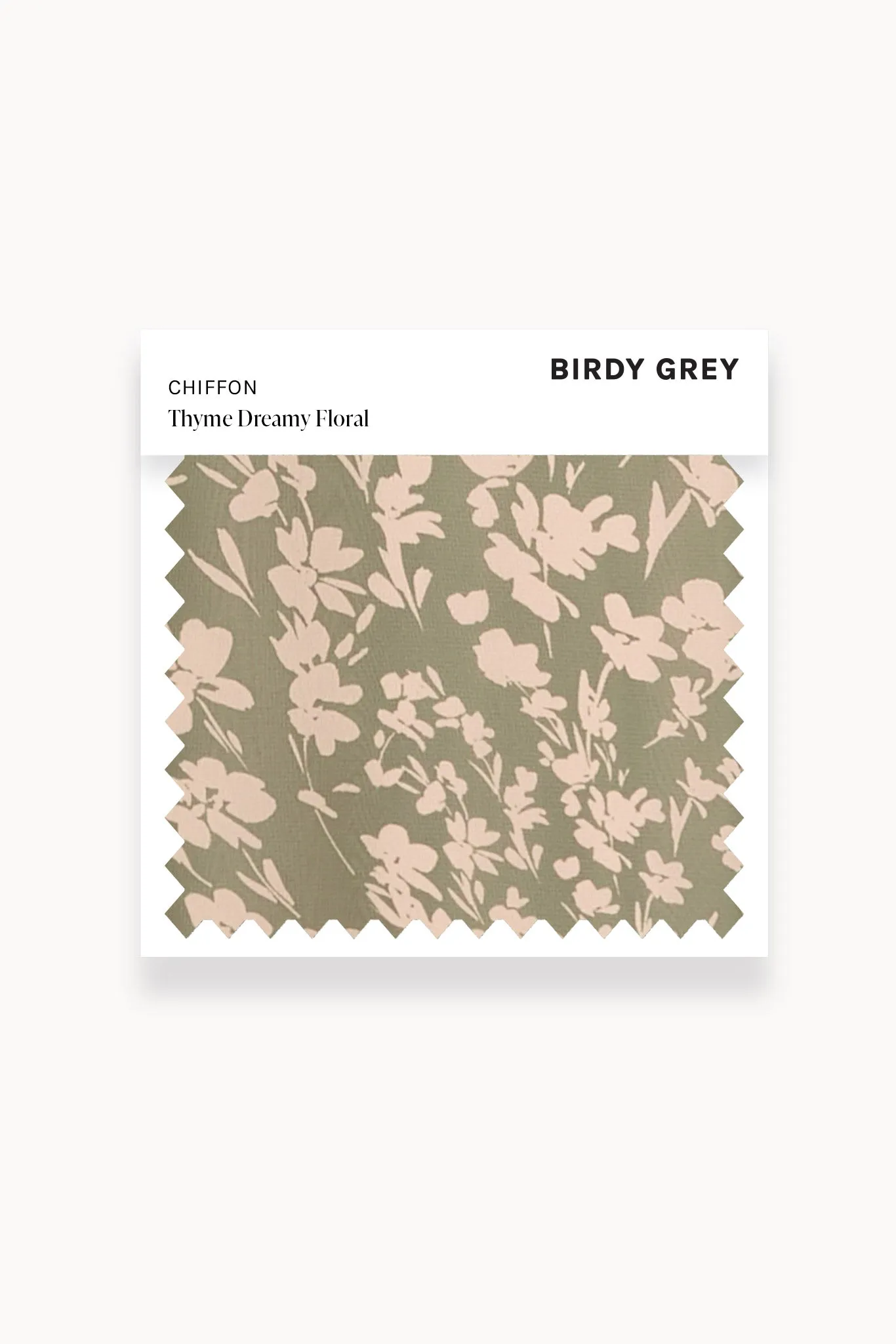 Swatch - Chiffon in Thyme Dreamy Floral sold by Birdy Grey