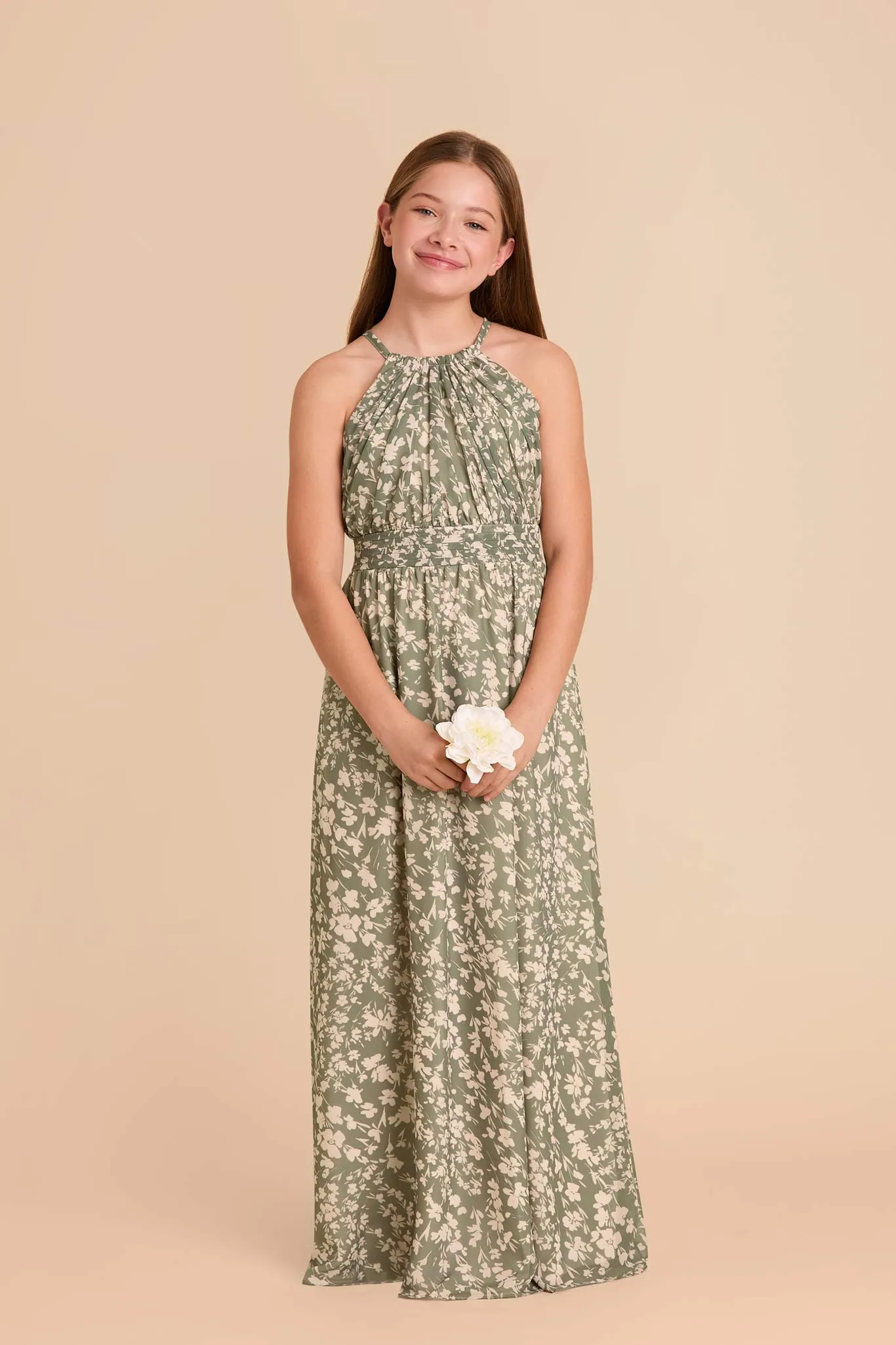 Swatch - Chiffon in Thyme Dreamy Floral sold by Birdy Grey product image thumbnail 3