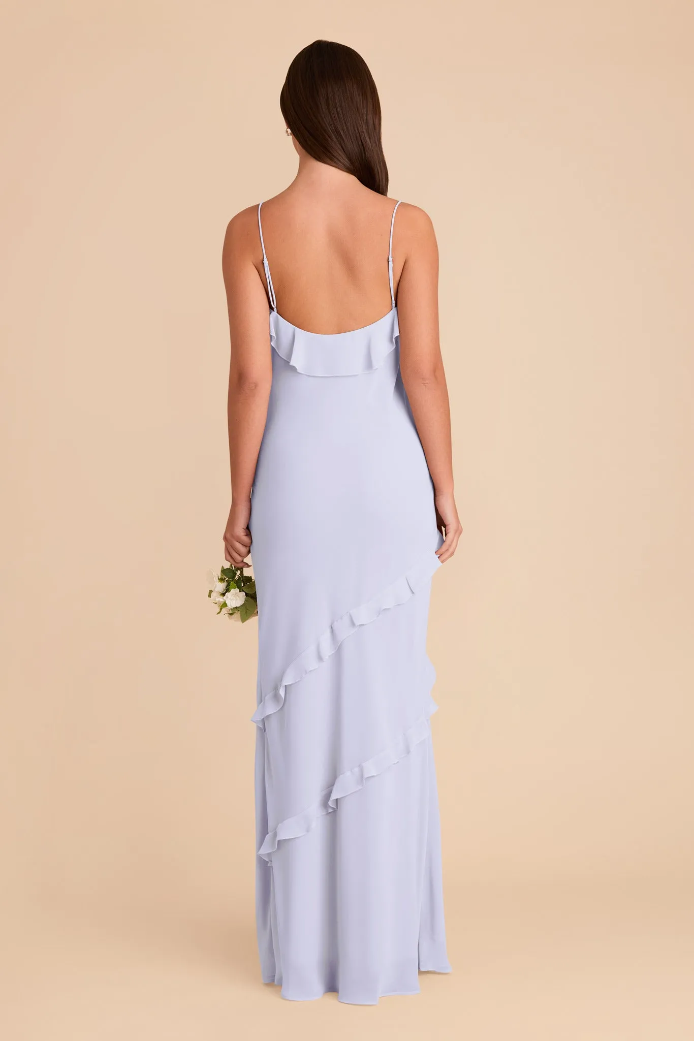 Valentina Chiffon Dress - Periwinkle Blue sold by Birdy Grey product image thumbnail 5