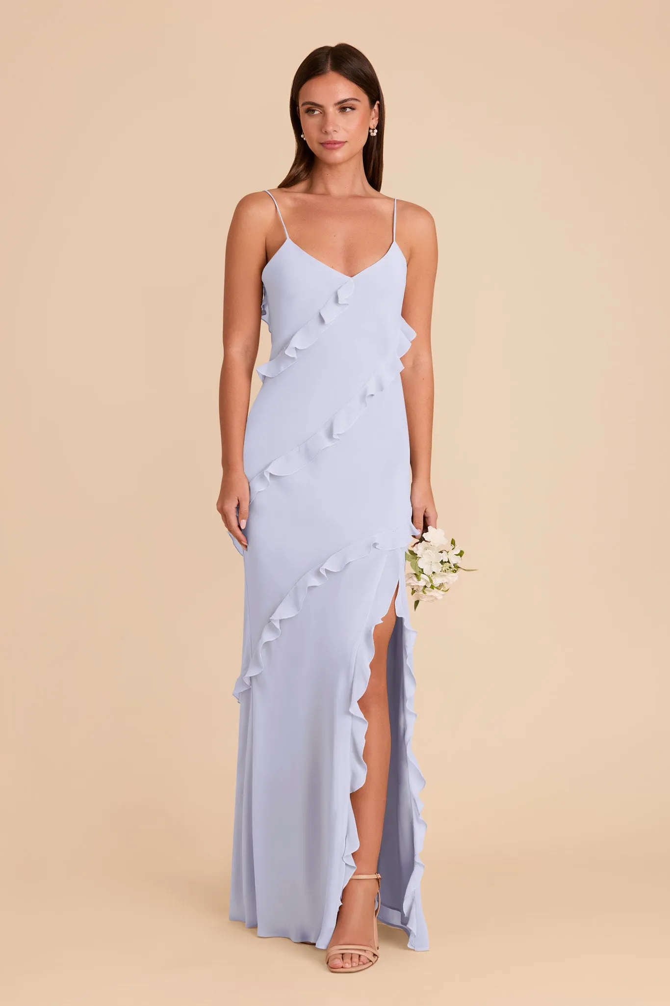 Valentina Chiffon Dress - Periwinkle Blue sold by Birdy Grey product image thumbnail 3