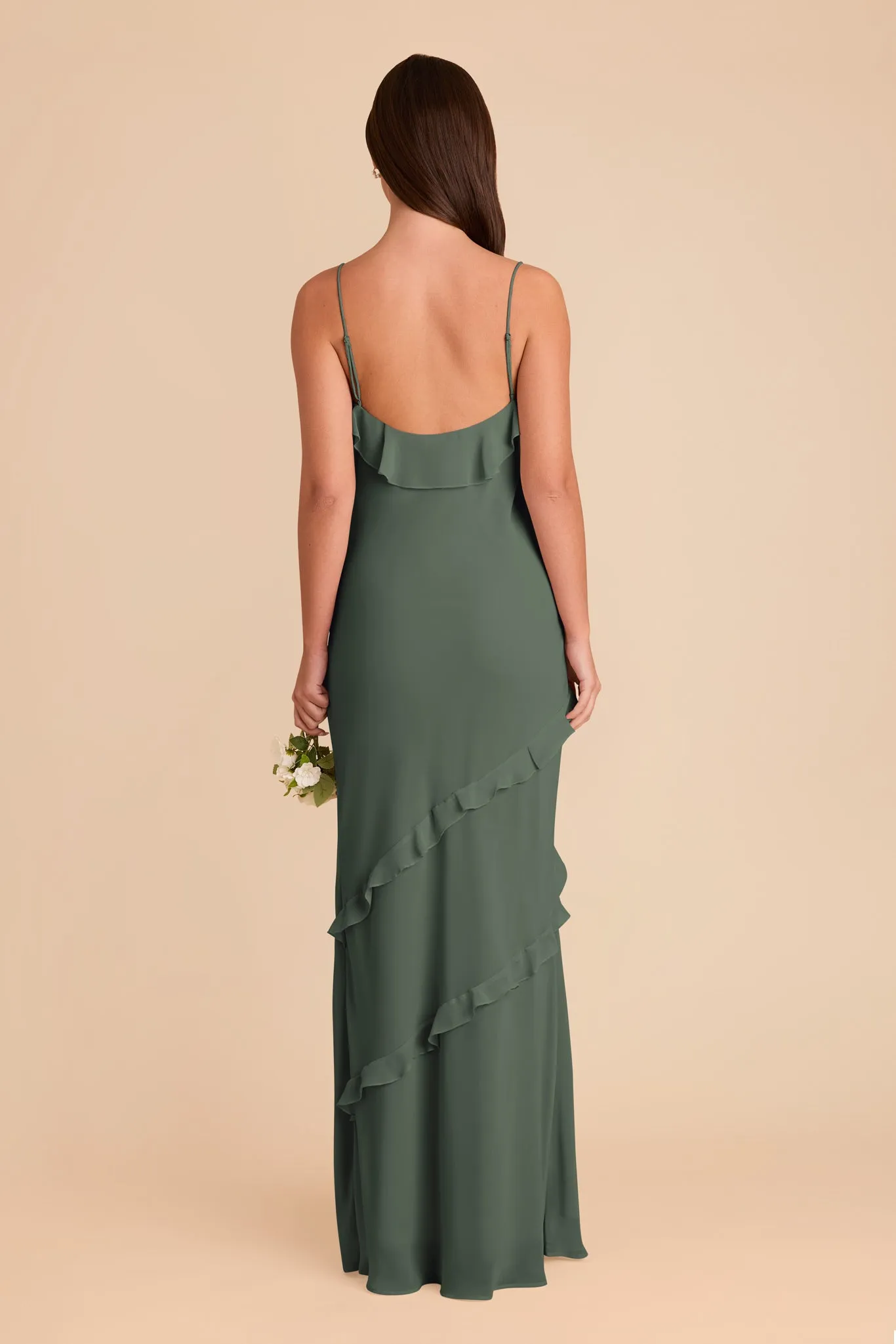 Valentina Chiffon Dress - Eucalyptus sold by Birdy Grey product image thumbnail 5