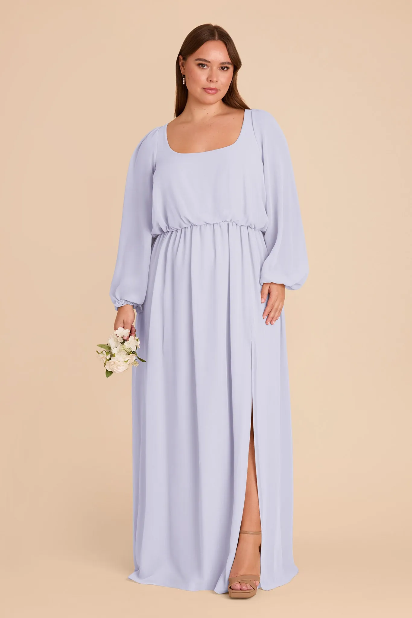 Eloise Chiffon Dress - Periwinkle Blue sold by Birdy Grey product image thumbnail 2
