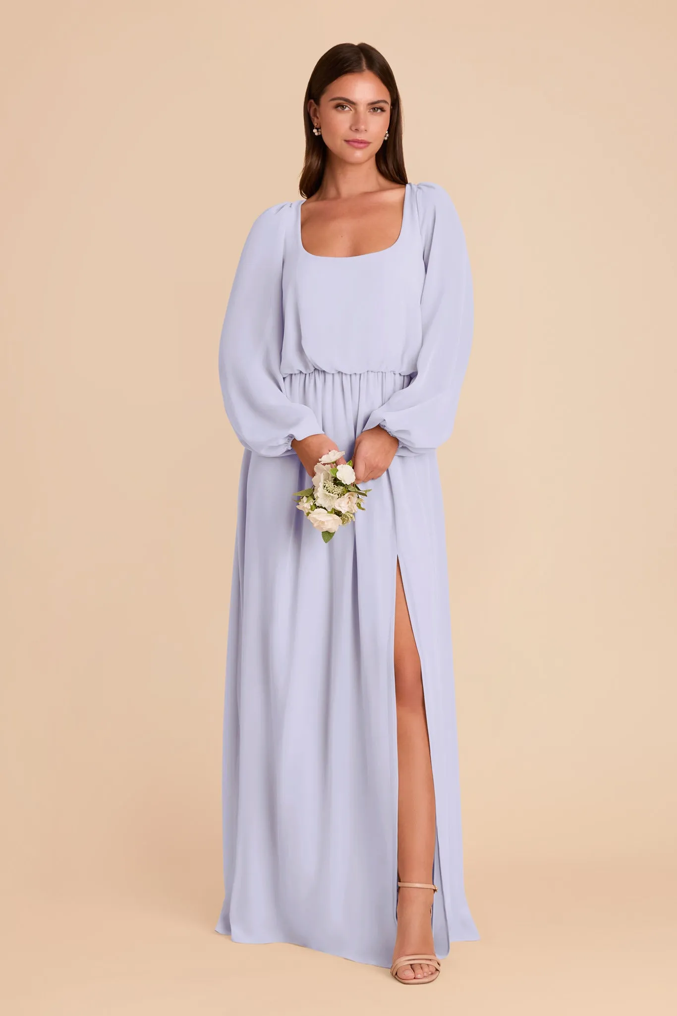 Eloise Chiffon Dress - Periwinkle Blue sold by Birdy Grey product image thumbnail 3