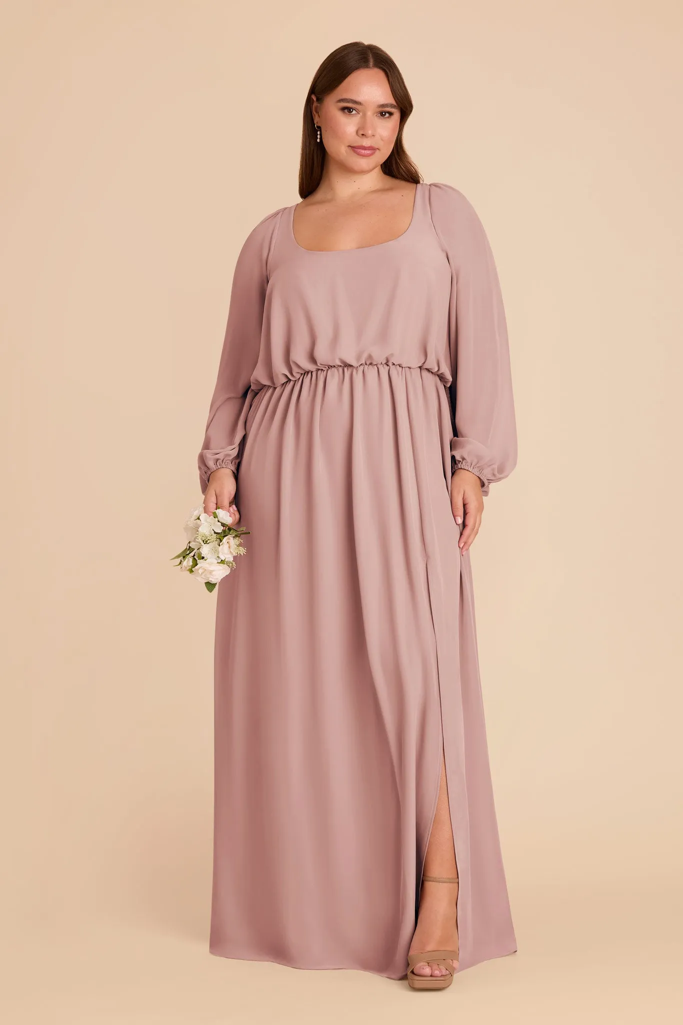 Eloise Chiffon Dress - English Rose sold by Birdy Grey product image thumbnail 2