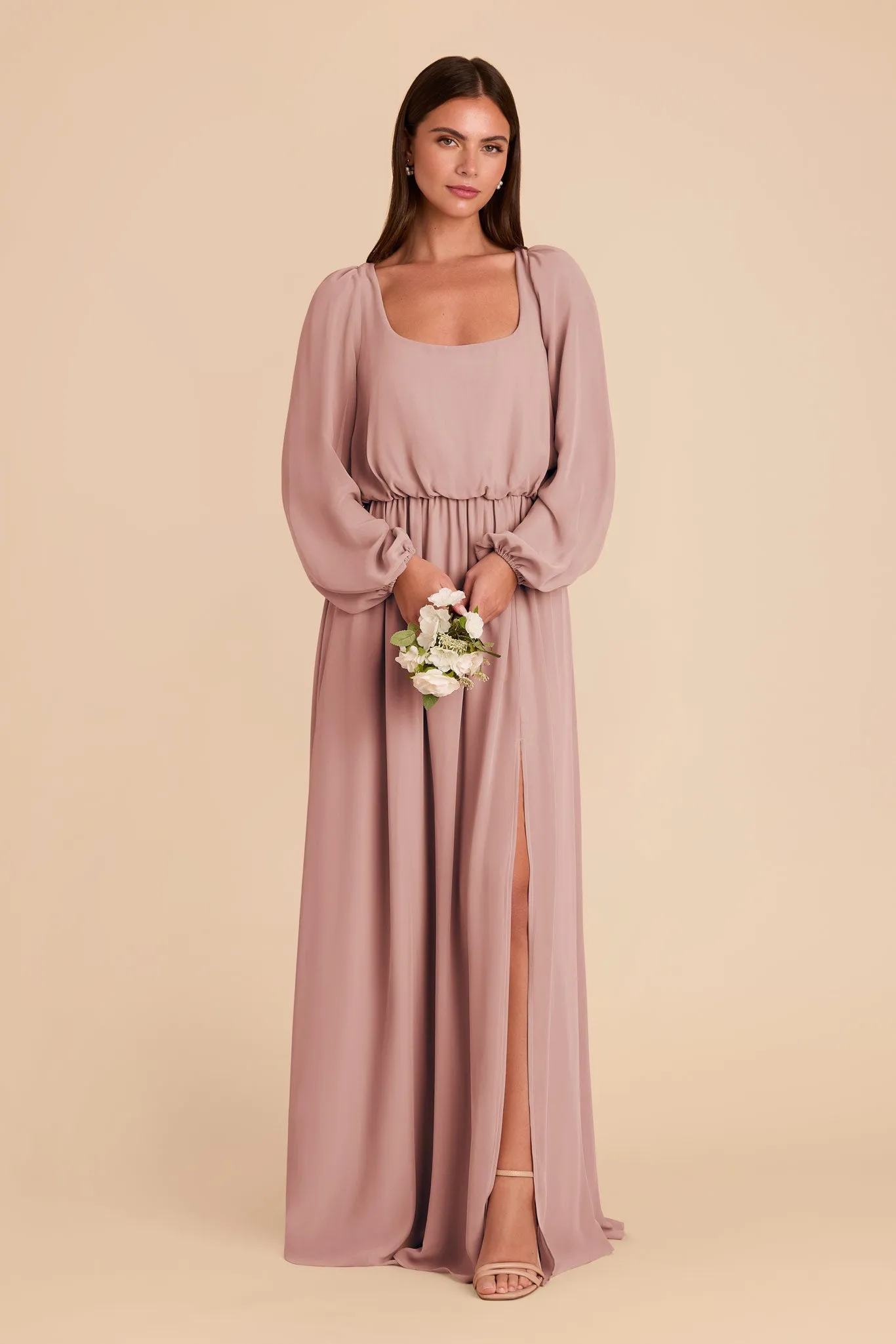 Eloise Chiffon Dress - English Rose sold by Birdy Grey product image thumbnail 3