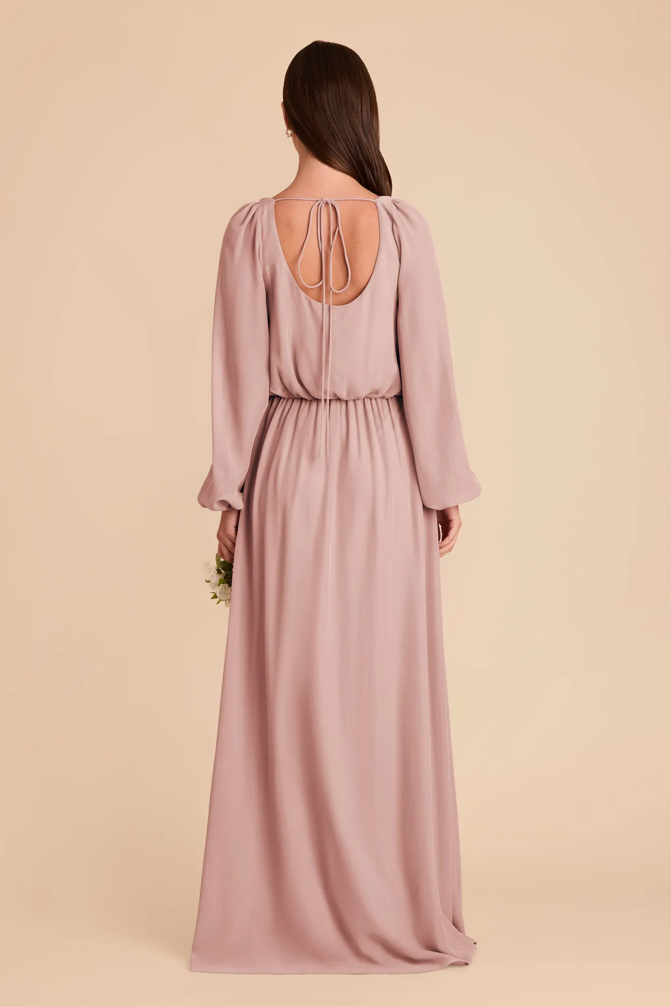Eloise Chiffon Dress - English Rose sold by Birdy Grey product image thumbnail 5