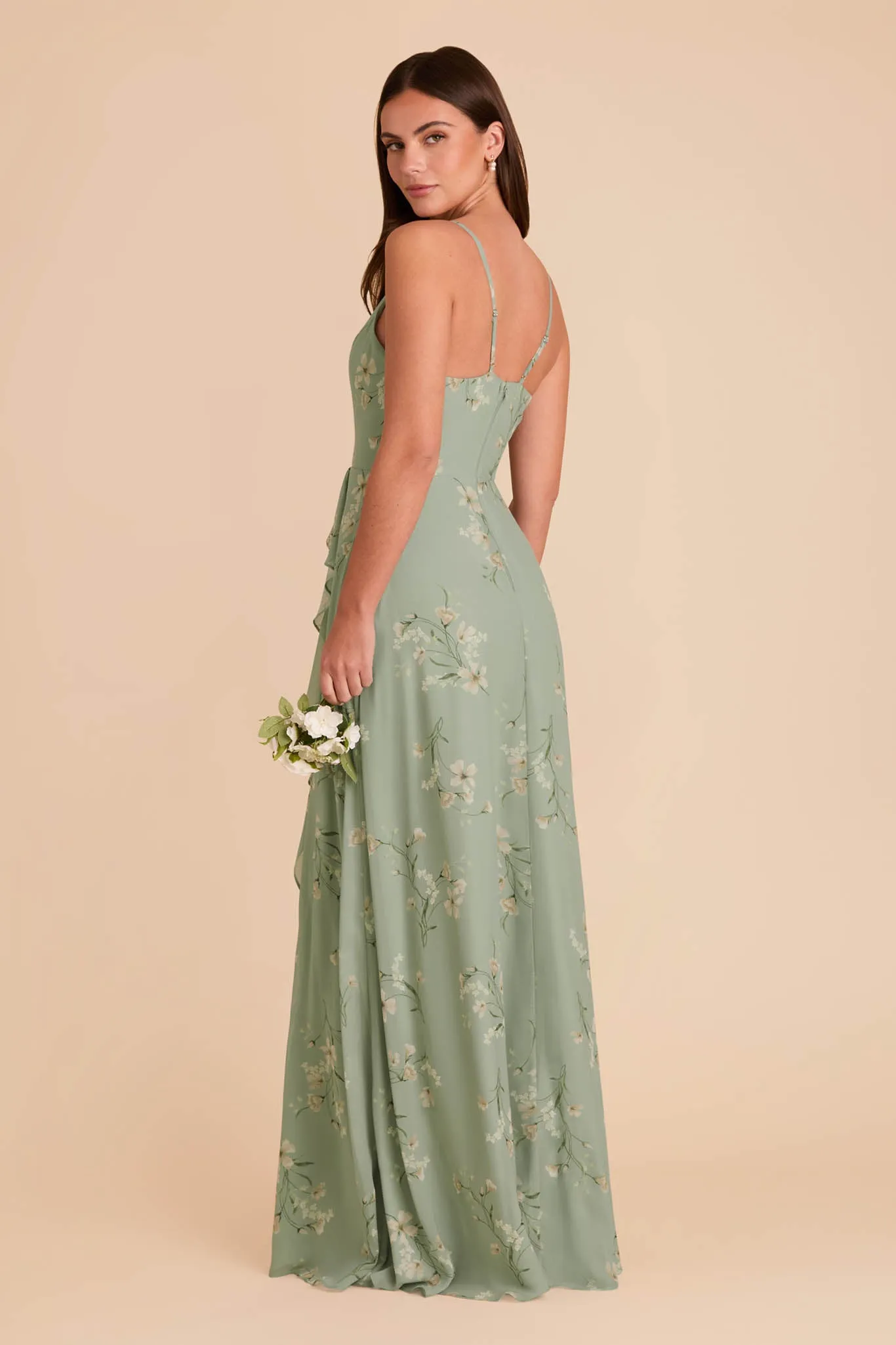 Theresa Chiffon Dress - Sage Le Fleur sold by Birdy Grey product image thumbnail 3