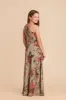 Kiara Junior Chiffon Dress - Silver Sage Painted Botanics sold by Birdy Grey