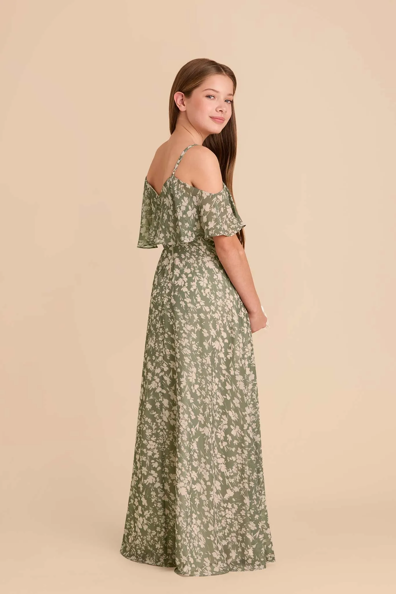 Janie Convertible Junior Dress - Thyme Dreamy Floral sold by Birdy Grey product image thumbnail 4