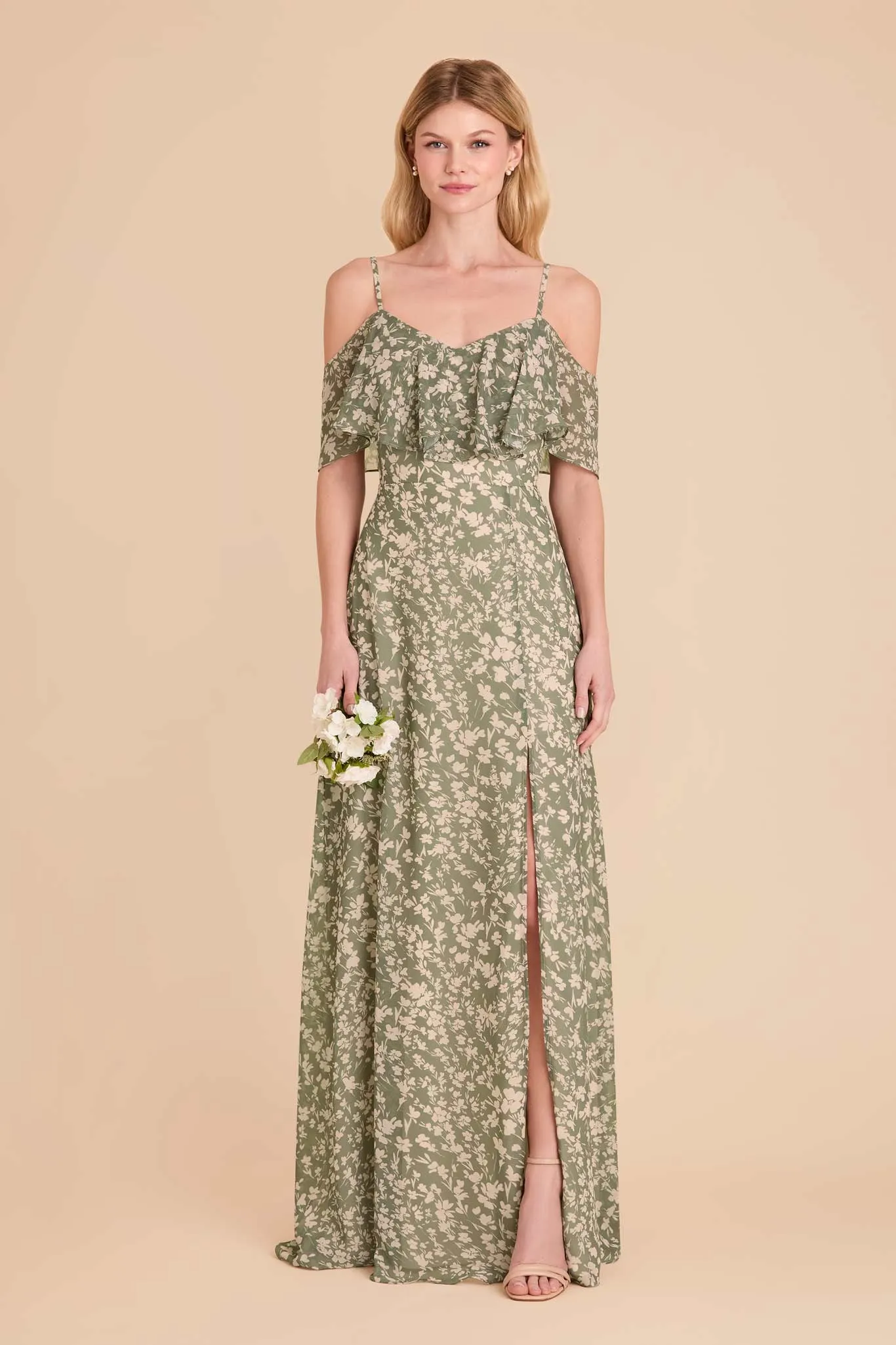Jane Convertible Dress With Slit - Thyme Dreamy Floral sold by Birdy Grey