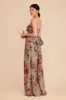 Grace Convertible Dress With Slit - Silver Sage Painted Botanics sold by Birdy Grey
