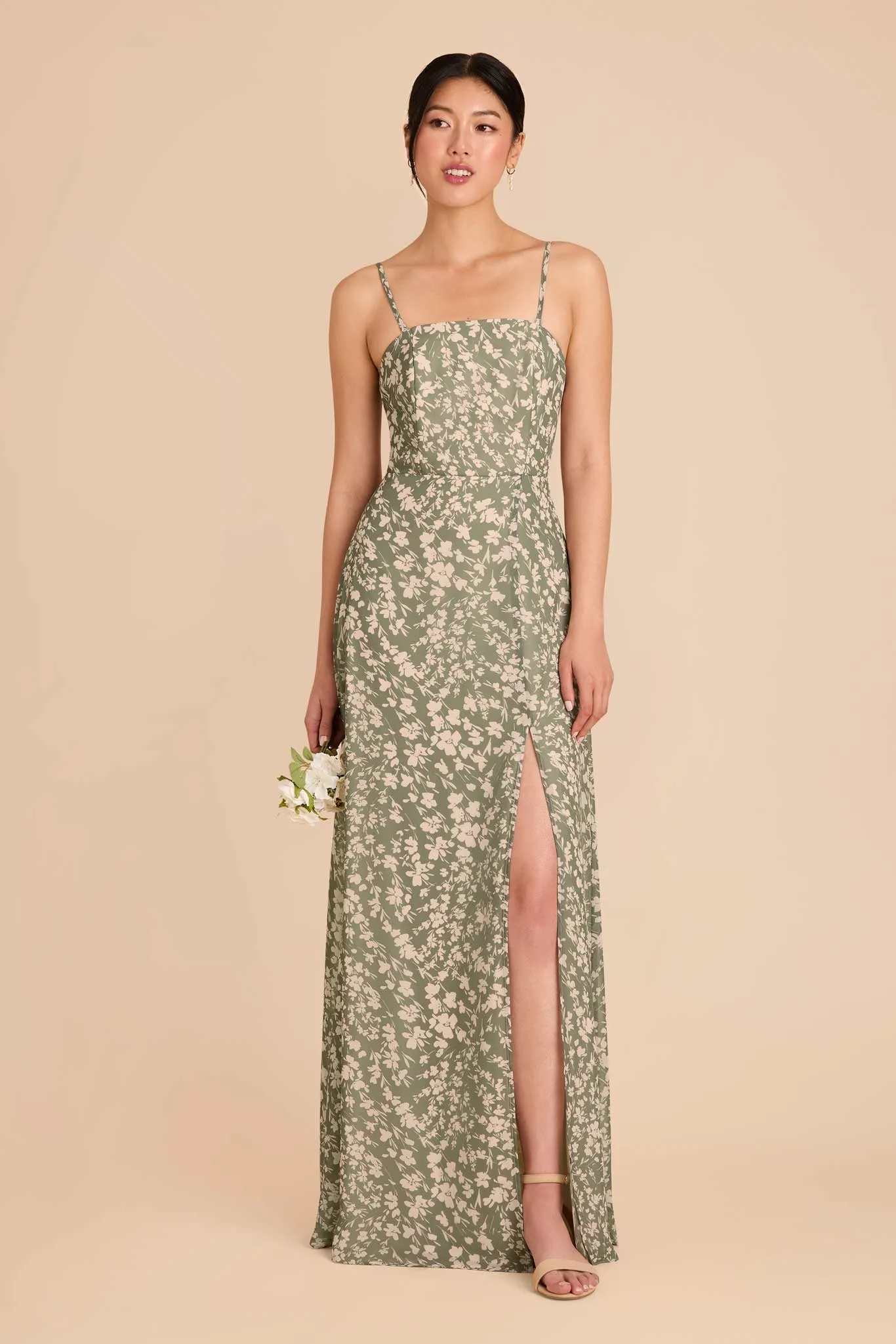 Chris Convertible Chiffon Dress - Thyme Dreamy Floral sold by Birdy Grey product image thumbnail 2