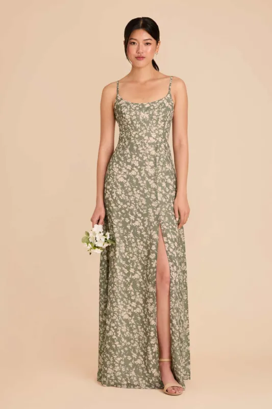 Amy Chiffon Dress - Thyme Dreamy Floral sold by Birdy Grey