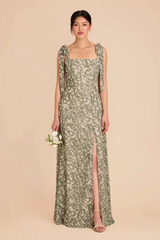 Alex Convertible Dress Chiffon - Thyme Dreamy Floral sold by Birdy Grey