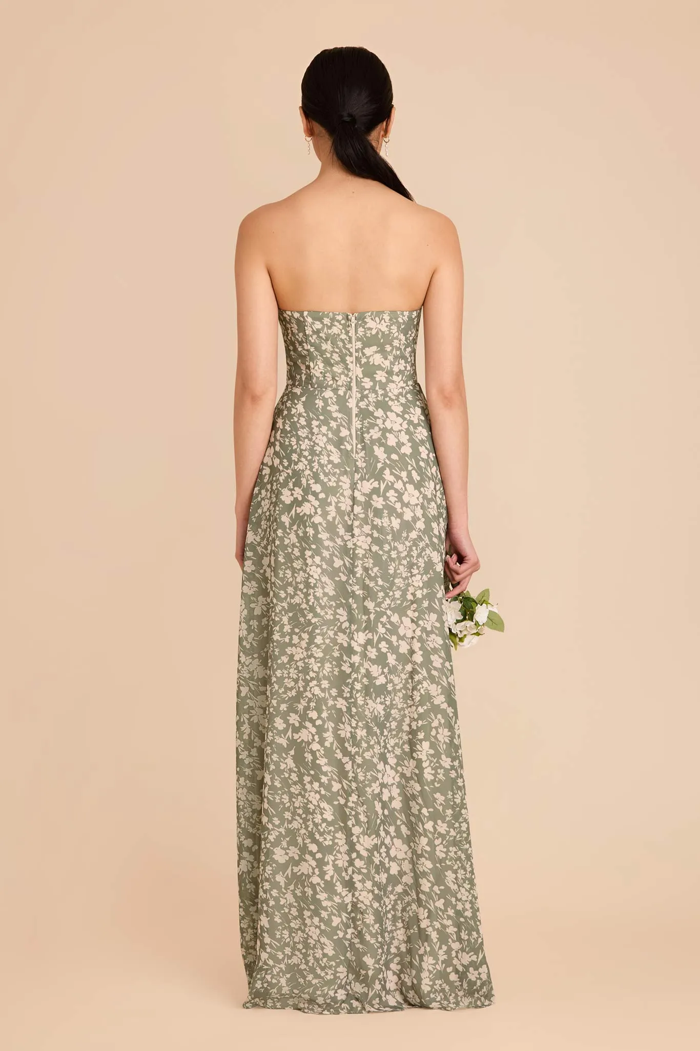 Winnie Convertible Chiffon Dress - Thyme Dreamy Floral sold by Birdy Grey product image thumbnail 5